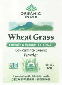 Organic India Wheat Grass (device) Device mark 2813487 Trademark