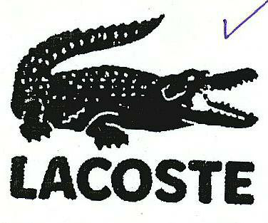 Lacoste (device) Device mark 449343 Trademark