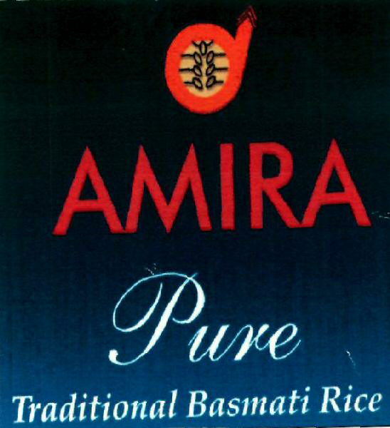 Amira Pure (label) Device mark 2416278 Trademark
