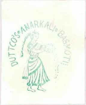 Duttco"s Anarkli Basmoti Device mark 732738 Trademark