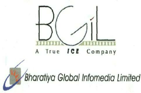 Bgil A True Ice Company Bhartiya Global Infomedia Limited With Logo Device mark 1472176 Trademark