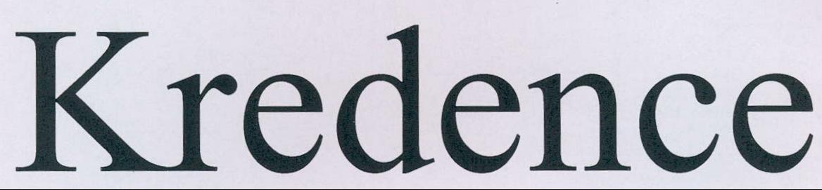 Kredence Device mark 2140264 Trademark