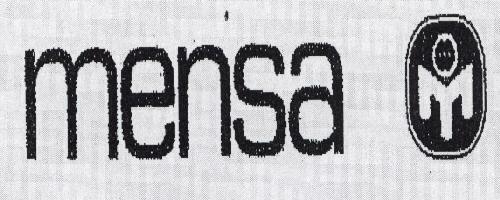Mensa With Label Device mark 1484180 Trademark