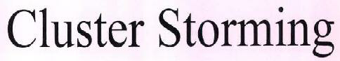 Cluster Storming Device mark 2557849 Trademark