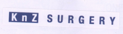Knz Surgery (label) Device mark 2044317 Trademark