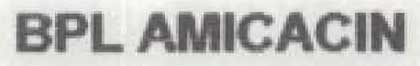 Bpl Amicacin Device mark 1070495 Trademark