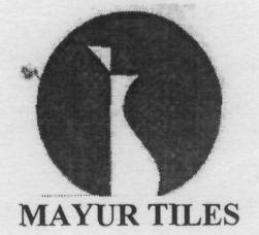 Mayur Tiles (device Of Peacock) Device mark 2283030 Trademark
