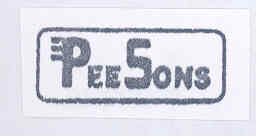 Pee Sons (label) Device mark 1733324 Trademark