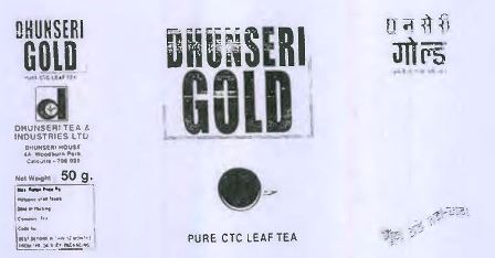 Dhunseri Gold Device mark 871370 Trademark