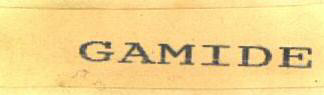 Gamide Device mark 643075 Trademark