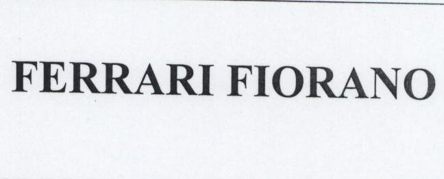 Ferrari Fiorano Device mark 1460500 Trademark