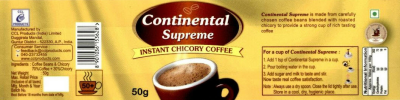 Continental Supreme Instant Chicory Coffee Device mark 2464774 Trademark