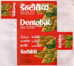 Dentobac Tobacco Powder Device mark 978581 Trademark