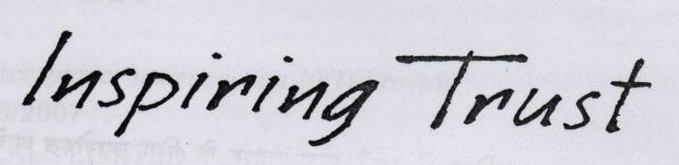 Inspiring Trust Device mark 1545333 Trademark