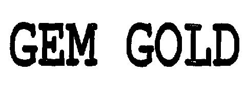 Gem Gold Device mark 2148309 Trademark