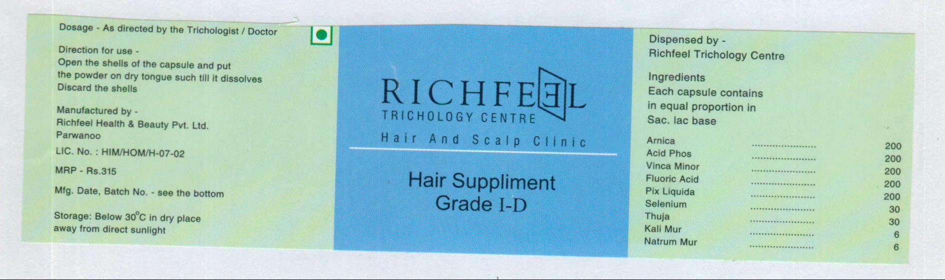 Richfeel (label) Device mark 1993892 Trademark