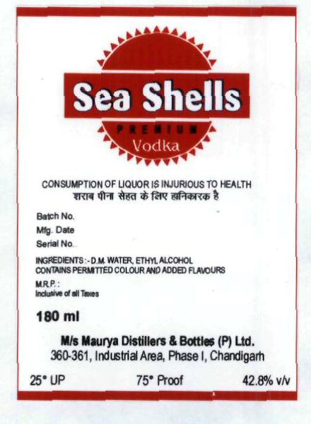 Sea Shells Device mark 1799702 Trademark