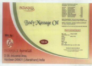 Body Massage Oil Device mark 1840183 Trademark