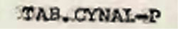 Tab. Cynal-p Device mark 706961 Trademark
