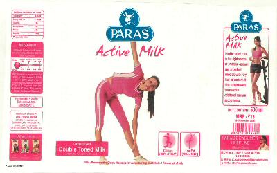 Paras Active Milk (label) Device mark 2589802 Trademark