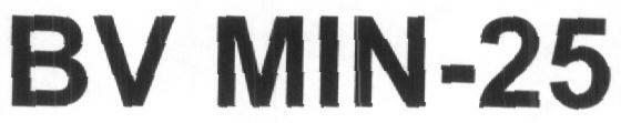 Bv Min-25 (device) Device mark 1626278 Trademark
