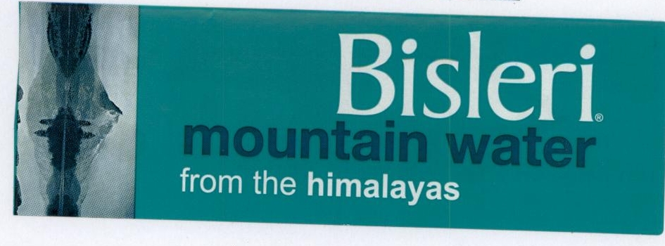 Bisleri Mountain Water From The Himalayas ( Label ) Device mark 1782203 Trademark
