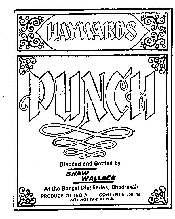 Haywards Punch (device) Device mark 251966 Trademark