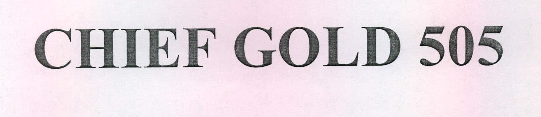 Chief Gold 505 Device mark 2235401 Trademark