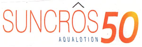 Suncros 50 Aqualotion (label) Device mark 2307835 Trademark