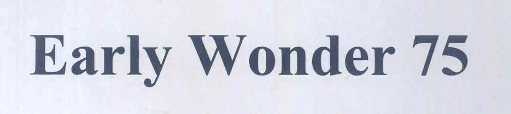 Early Wonder 75 Device mark 1685388 Trademark