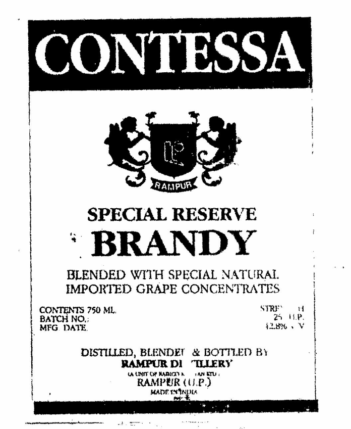 Contessa Brandy Device mark 592298 Trademark