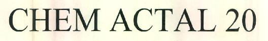 Chem Actal 20 Device mark 2944298 Trademark