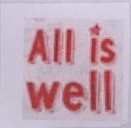 All Is Well Device mark 1940731 Trademark