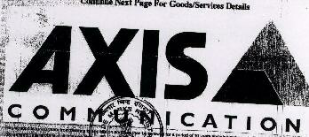 Axis With Device Device mark 1365703 Trademark