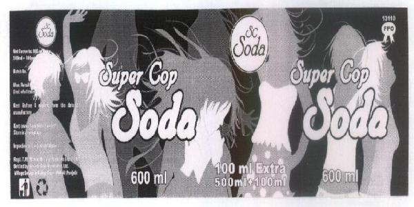 Super Cop Soda (device Of Man And Women) Device mark 1550249 Trademark
