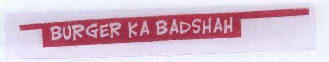Burger Ka Badshah Device mark 1773969 Trademark