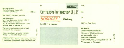 Nosocef (label) Device mark 1028891 Trademark