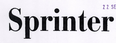 Sprinter Device mark 1865198 Trademark