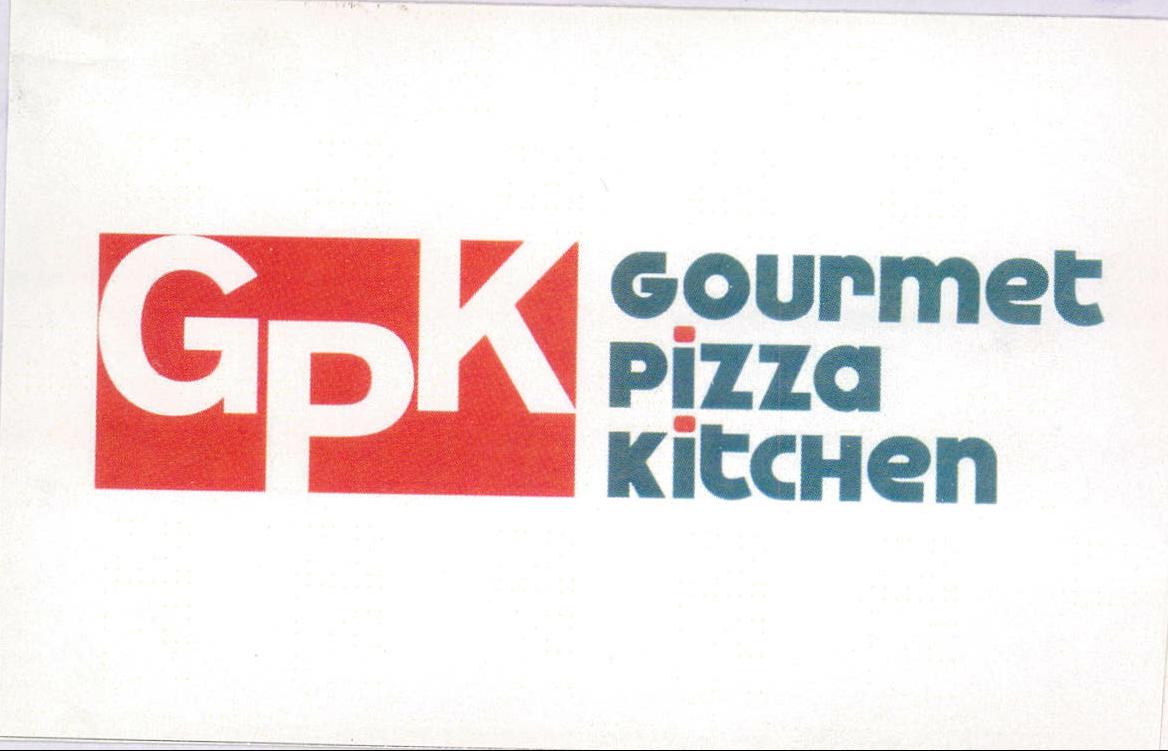 Gpk Gourmet Pizza Kitchen Device mark 2014827 Trademark