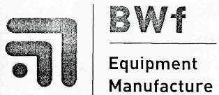 Bwf Equipment Manufacture Device mark 2366556 Trademark