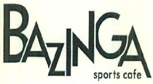 Bazinga Sports Cafe Device mark 2905432 Trademark
