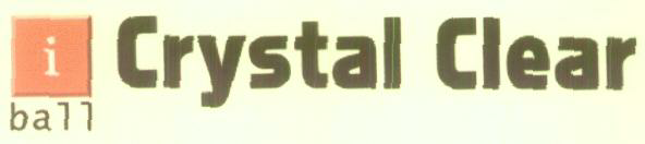 I Ball Crystal Clear (label) Device mark 1625223 Trademark