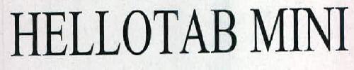 Hellotab Mini Device mark 2380498 Trademark