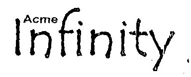 Acme Infinity (special Form Of Writing) Device mark 1482126 Trademark