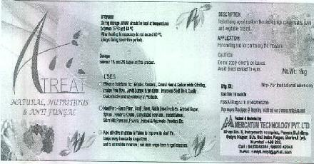 Treat Natural Nutritious & Anti Fungal Device mark 2891429 Trademark