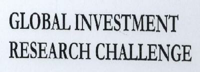 Global Investment Research Challenge Device mark 1740688 Trademark
