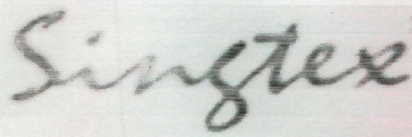 Singtex (device) Device mark 2472501 Trademark