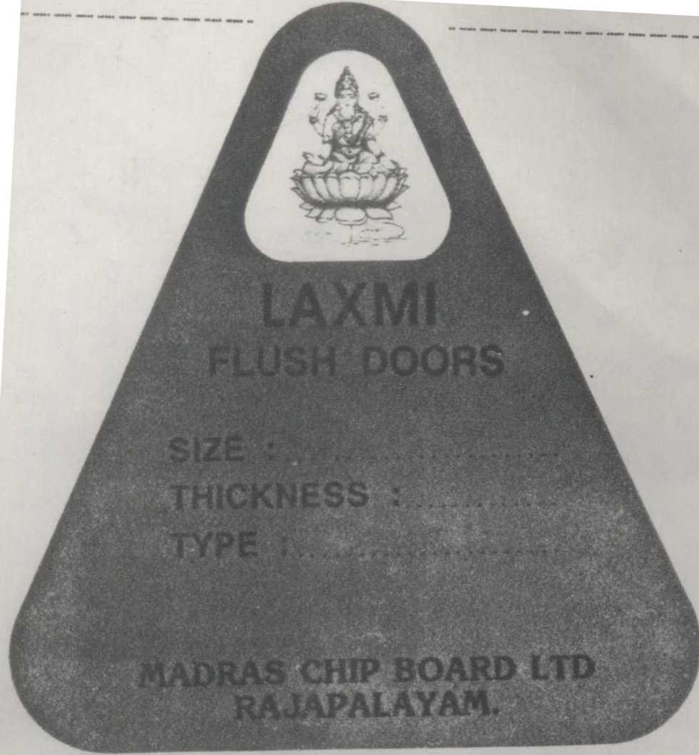Laxmi Flush Doors Device mark 717672 Trademark