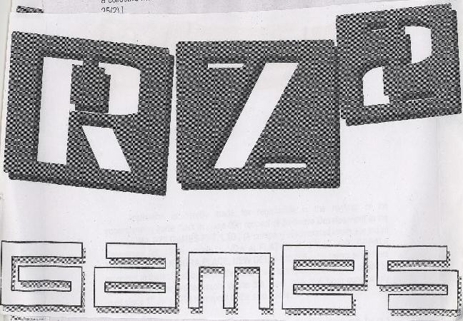 Rz2 Games With Lable Device mark 1703381 Trademark