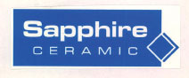 Sapphire Ceramic (label) Device mark 1158202 Trademark